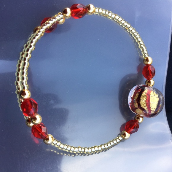 COPY - Direct from Italy, Handmade Murano Glass Bracelet - Picture 3 of 4
